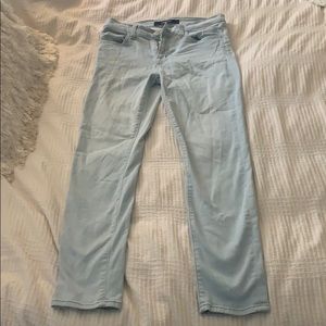 J Brand light wash straight leg jeans